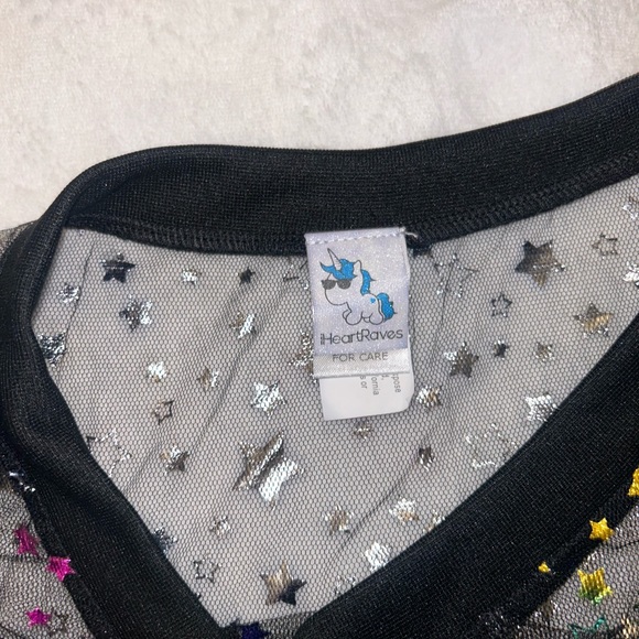 iHeartRaves Mesh Top Raves and Festivals size Medium - Picture 5 of 10